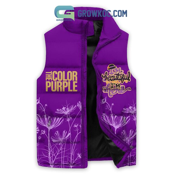 The Color Purple Brave Like Celie Sleeveless Puffer Jacket