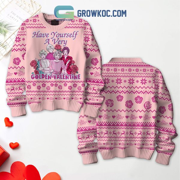 The Golden Girl Golden Valentine Ugly Sweater