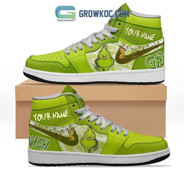 The Grinch Personalized Air Jordan 1 Shoes Sneaker