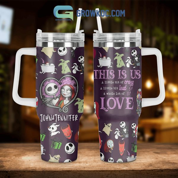 The Night Before Christmas Love Valentine Personalized 40oz Tumbler