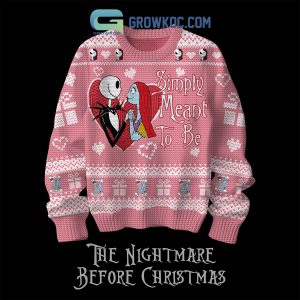 The Nightmare Before Christmas Valentine Ugly Sweater