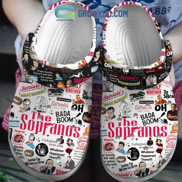 The Sopranos Bada Boom Fan Crocs Clogs