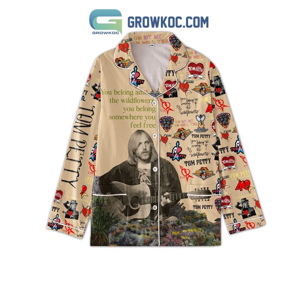 Tom Petty Oh Hell Yes Polyester Pajamas Set