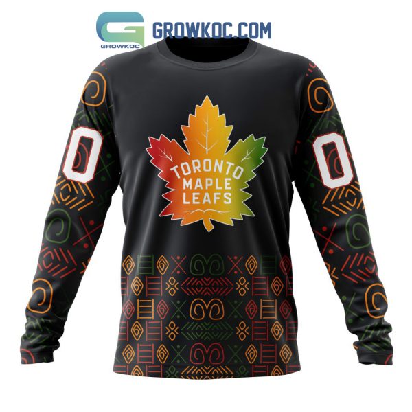 Toronto Maple Leafs Black History Month Personalized Hoodie Shirts