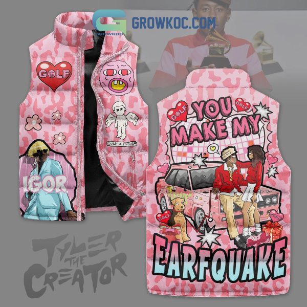 Tyler The Creator Valentine Sleeveless Puffer Jacket