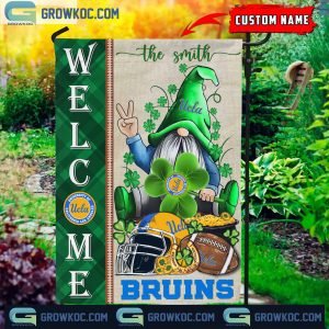 UCLA Bruins St. Patrick’s Day Shamrock Personalized Garden Flag