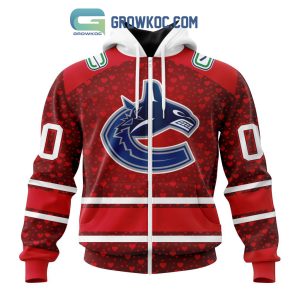 Vancouver Canucks Valentines Day Fan Hoodie Shirts