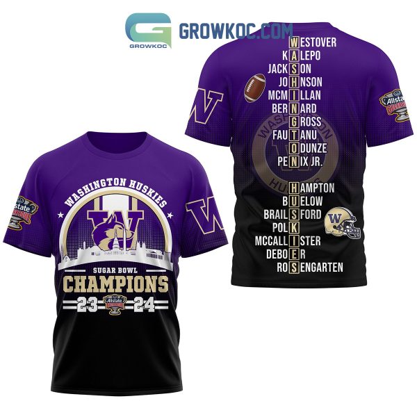 Washington Huskies Champions 2023 2024 Hoodie T Shirt