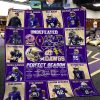 Washington Huskies Purple Reign Fleece Blanket Quilt