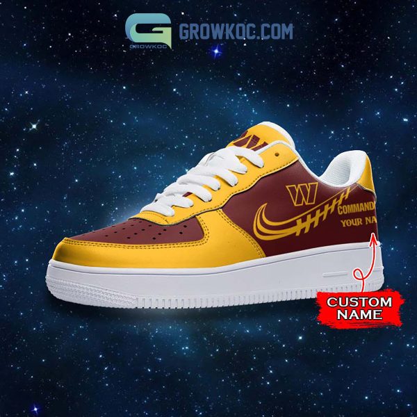 Washington Commanders Personalized Air Force 1 Sneaker Shoes