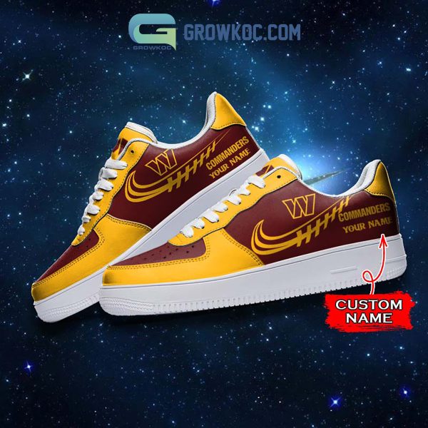 Washington Commanders Personalized Air Force 1 Sneaker Shoes