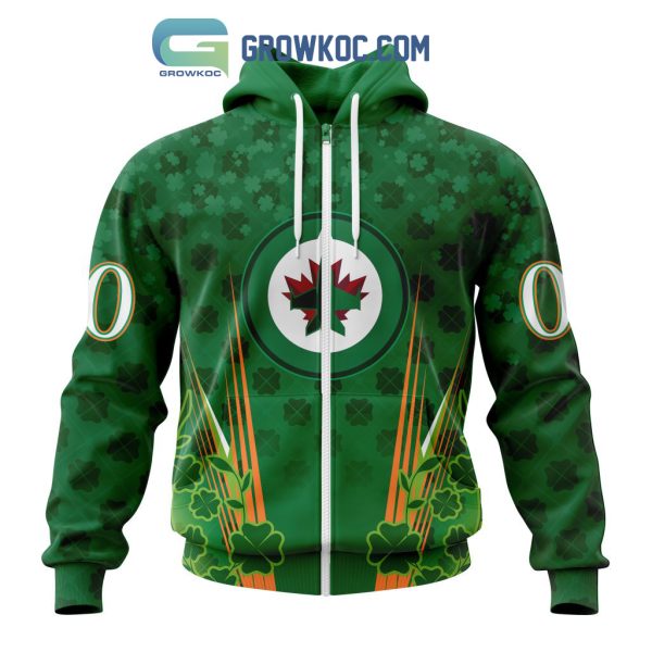 Winnipeg Jets St. Patrick’s Day Personalized Hoodie Shirts