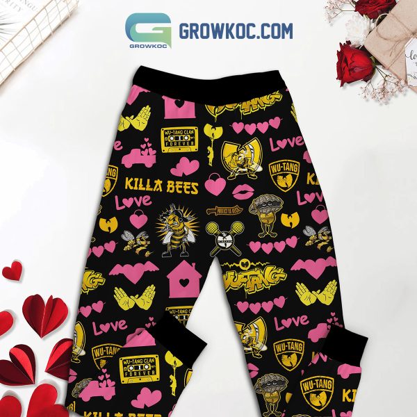 Wu Tang Clan Only One Valentine Fleece Pajamas Set Long Sleeve