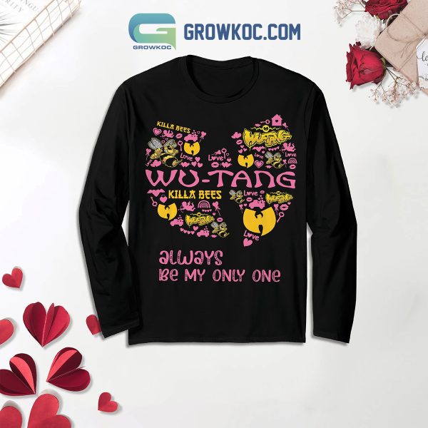 Wu Tang Clan Only One Valentine Fleece Pajamas Set Long Sleeve