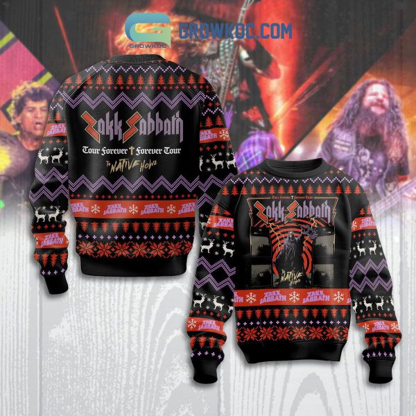 Zakk Sabbath The Native Howl Ugly Sweater