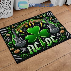 ACDC Highway To Home Happy St. Patrick’s Day Doormat