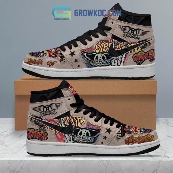 Aerosmith Band Dream On Fan Air Jordan 1 Shoes