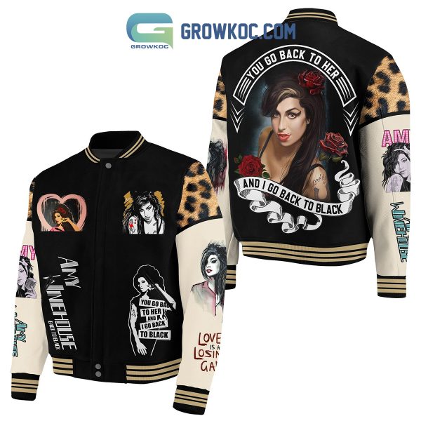 Amy Winehouse Go Back To Her Baseball Jacket