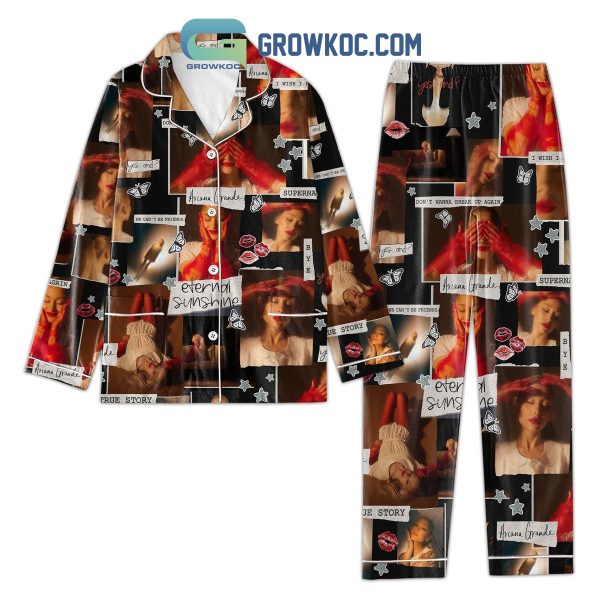 Ariana Grande Yes And I Eternal Sunshine Fan Polyester Pajamas Set