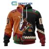 Calgary Flames Mix Reverse Retro Personalized Hoodie Shirts