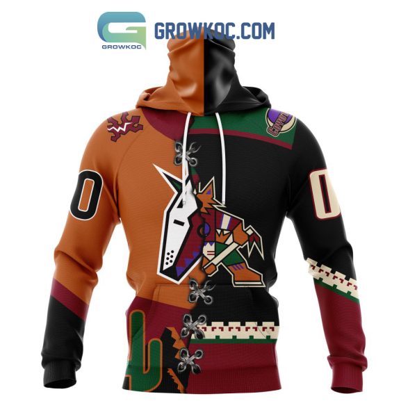 Arizona Coyotes Mix Reverse Retro Personalized Hoodie Shirts