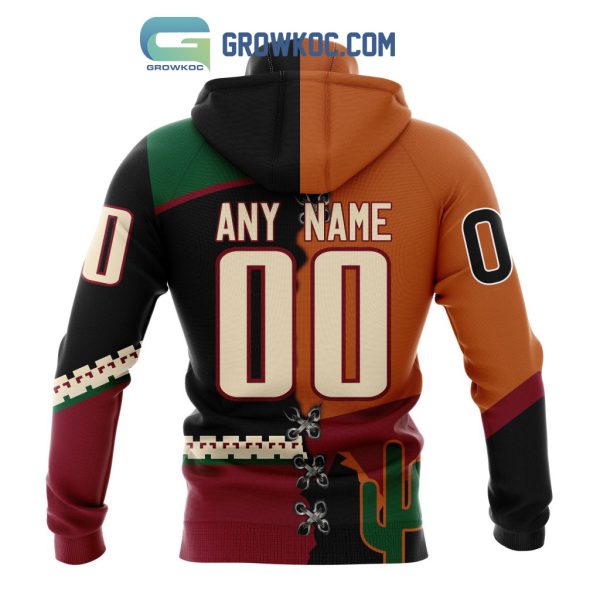 Arizona Coyotes Mix Reverse Retro Personalized Hoodie Shirts