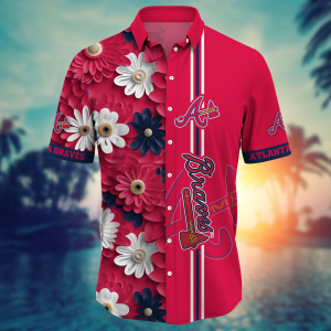 Atlanta Braves Summer Flower Hawaii Shirts