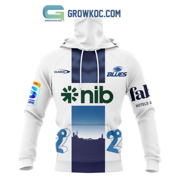 Auckland Blues Personalized 2024 Away Super Rugby Fan Hoodie Shirts