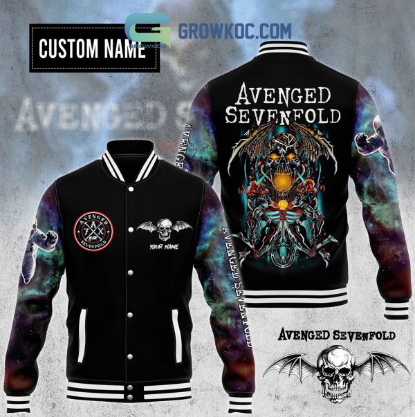 Avenged Sevenfold Skull Love Personalized Baseball Jacket