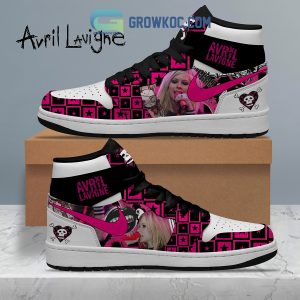 Avril Lavigne Pink Love Air Jordan 1 Shoes