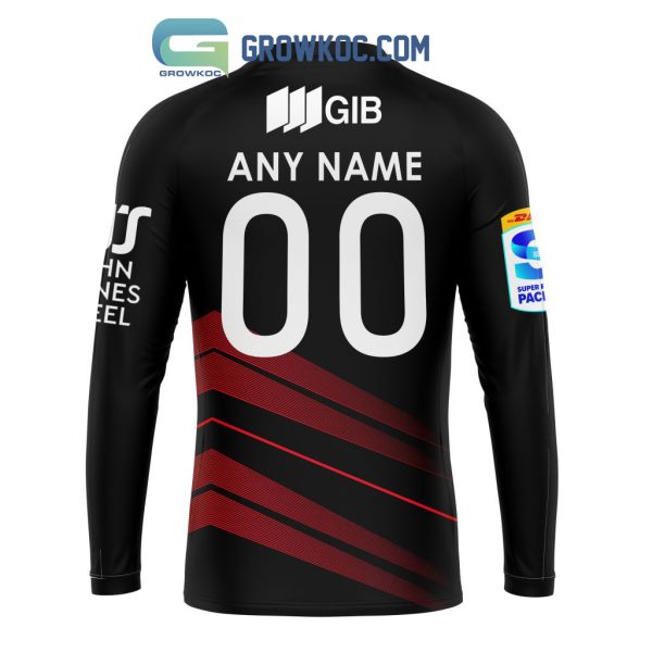 BNZ Crusaders Personalized 2024 Away Super Rugby Fan Hoodie Shirts