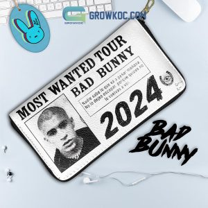 Bad Bunny The Most Wanted Tour 2024 Purse Wallet