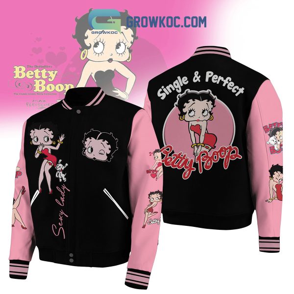 Betty Boop Single And Perfect Proud Fan Baseball Jacket