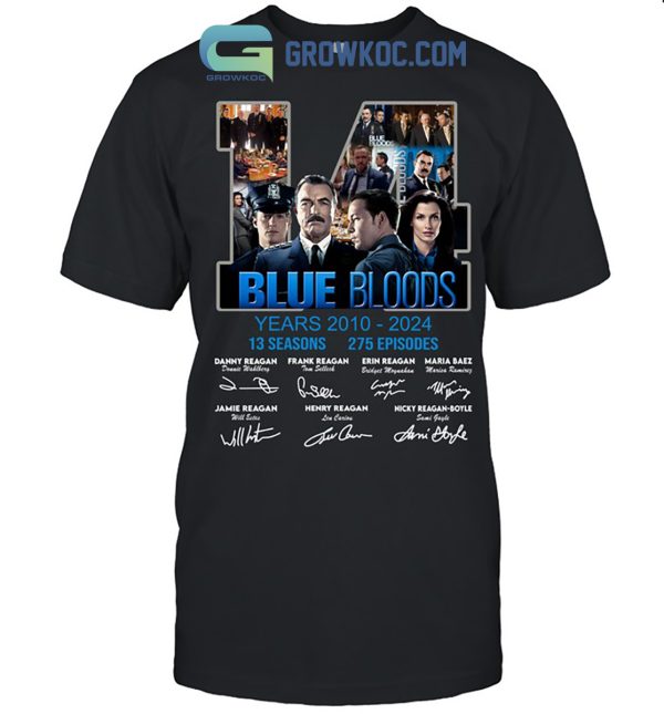 Blue Bloods 14 Years Of The Memories T Shirt