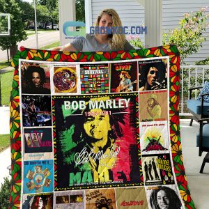Bob Marley 1945 1981 Memories Fleece Blanket Quilt
