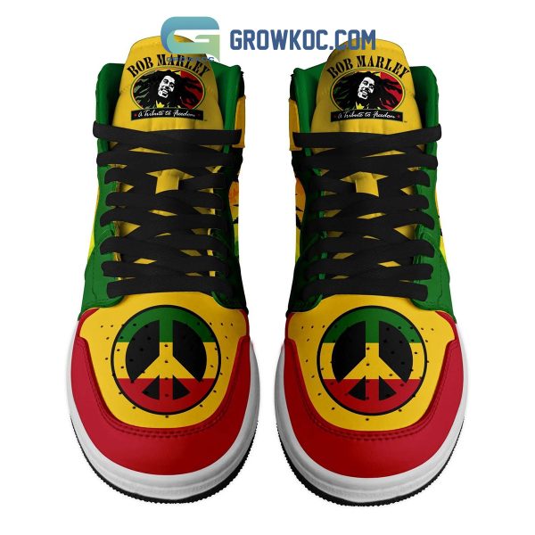 Bob Marley One Heart One Love Air Jordan 1 Shoes