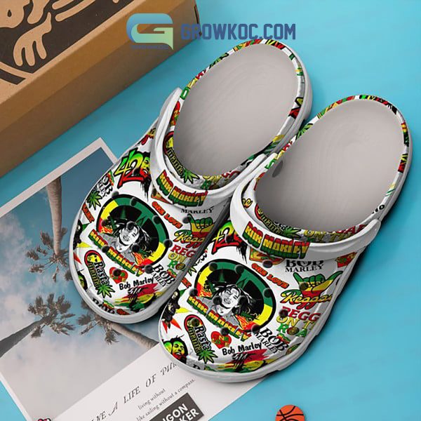 Bob Marley One Love On The Road Crocs Clogs