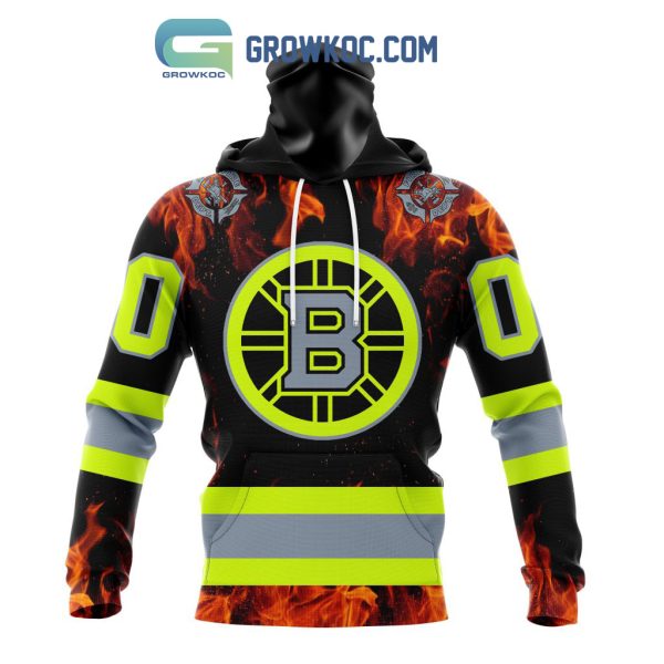 Boston Bruins Honoring Firefighters Hoodie Shirts