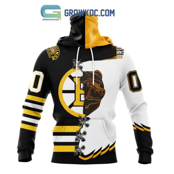 Boston Bruins Mix Reverse Retro Personalized Hoodie Shirts