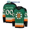 Arizona Coyotes St.Patrick’s Day Personalized Long Sleeve Hockey Jersey
