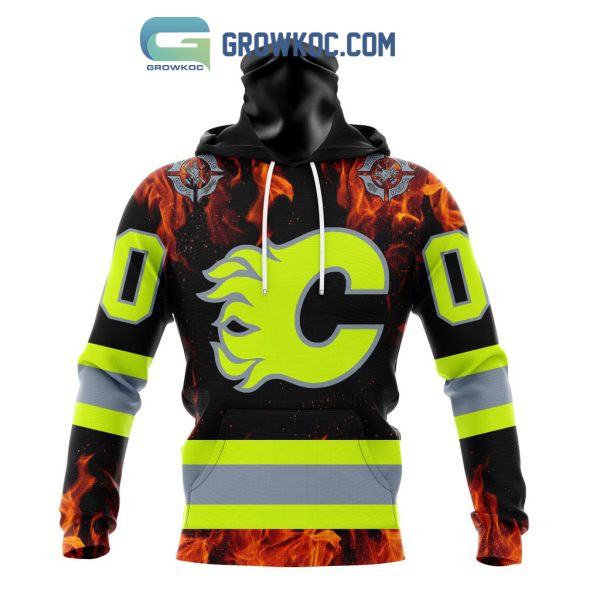 Calgary Flames Honoring Firefighters Hoodie Shirts