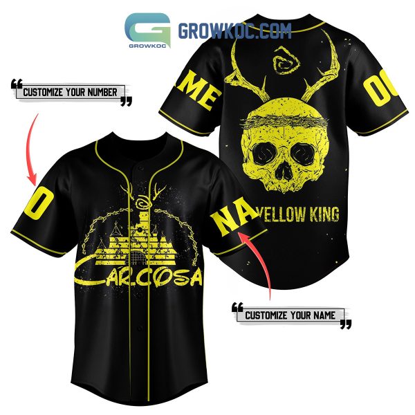 Carcosa Yellow King Personalized Baseball Jersey