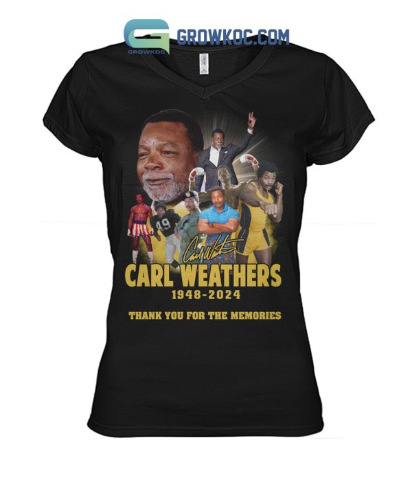 Carl Weather Thank You For The Memories T Shirt