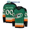 Calgary Flames St.Patrick’s Day Personalized Long Sleeve Hockey Jersey