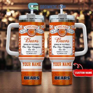 Chicago Bears Kings of Football Personalized 40oz Tumbler
