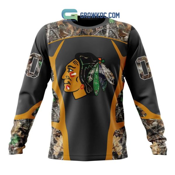 Chicago Blackhawks NHL Special Camo Hunting Personalized Hoodie T Shirt