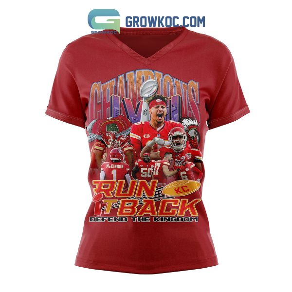 Chiefs Champions Run It Back Defend The Kingdom T Shirt