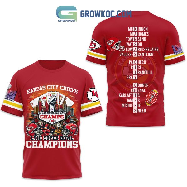 Chiefs Super Bowl LVIII Champions 2024 Hoodie T Shirt