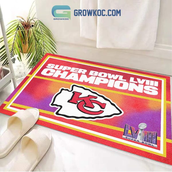 Chiefs Super Bowl LVIII Champions Doormat