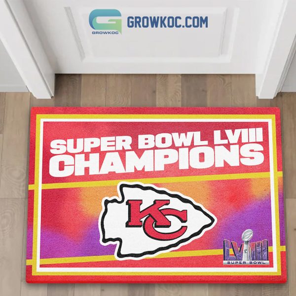 Chiefs Super Bowl LVIII Champions Doormat